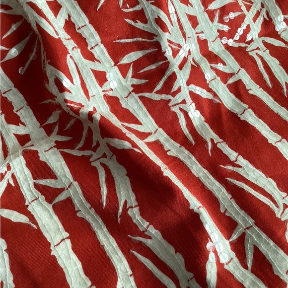 Michael Kors burnt orange mini skirt size 4 - Picture 2 of 3